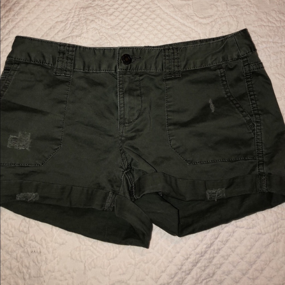 Green Target shorts